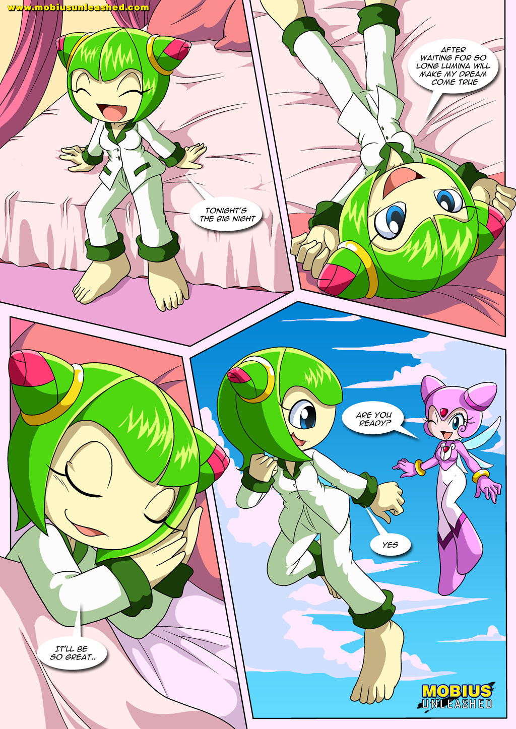 Tentacled Girls! page 2 full