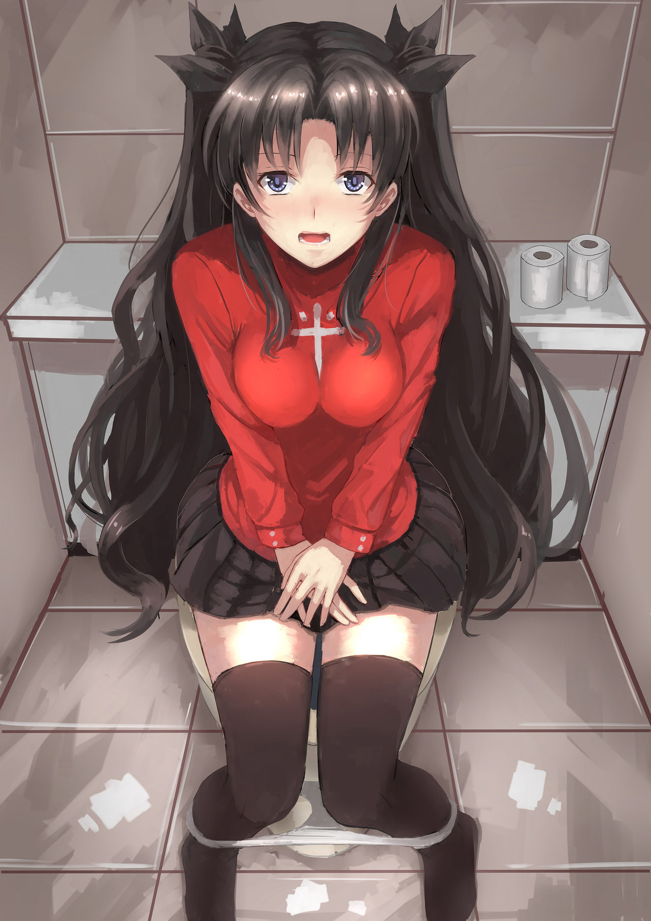 Toilet scene page 6 full