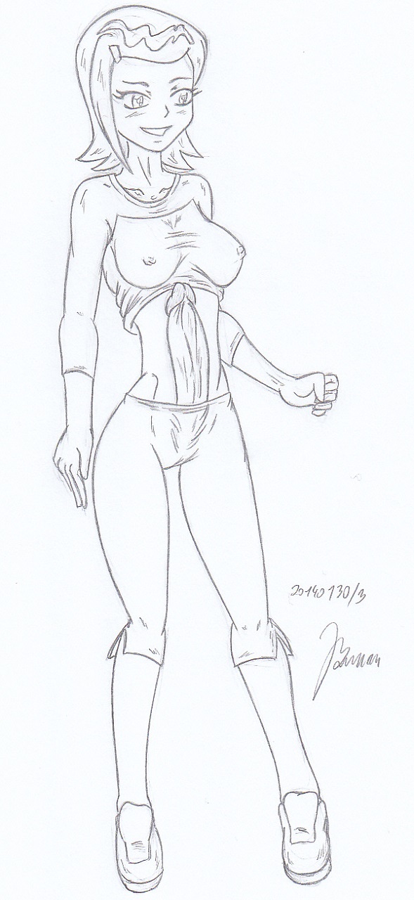 My miny Gwen Tennyson_ ben10 Sketches work_3 page 8 full