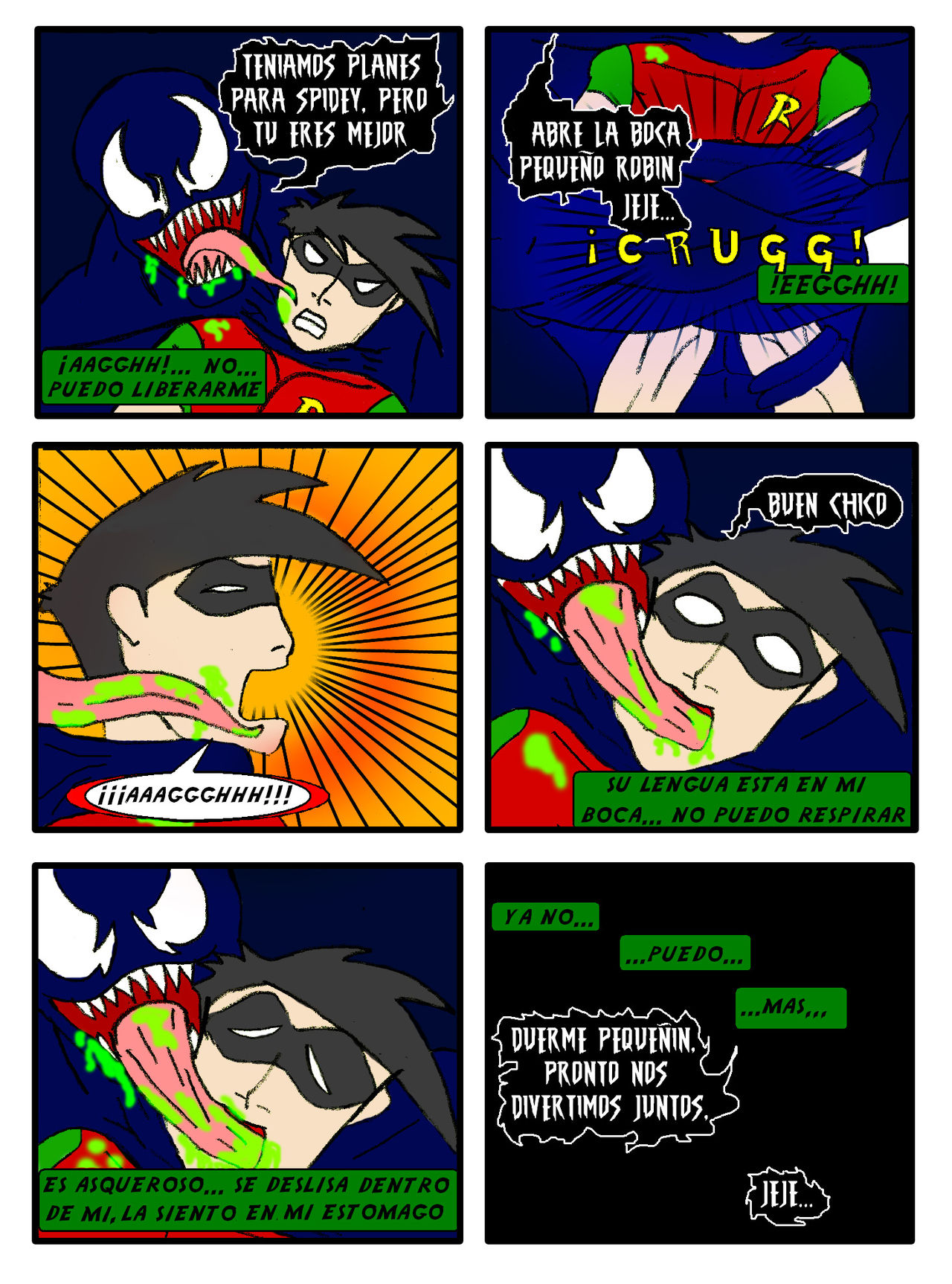 Venom Vs Robin Re Español page 5 full