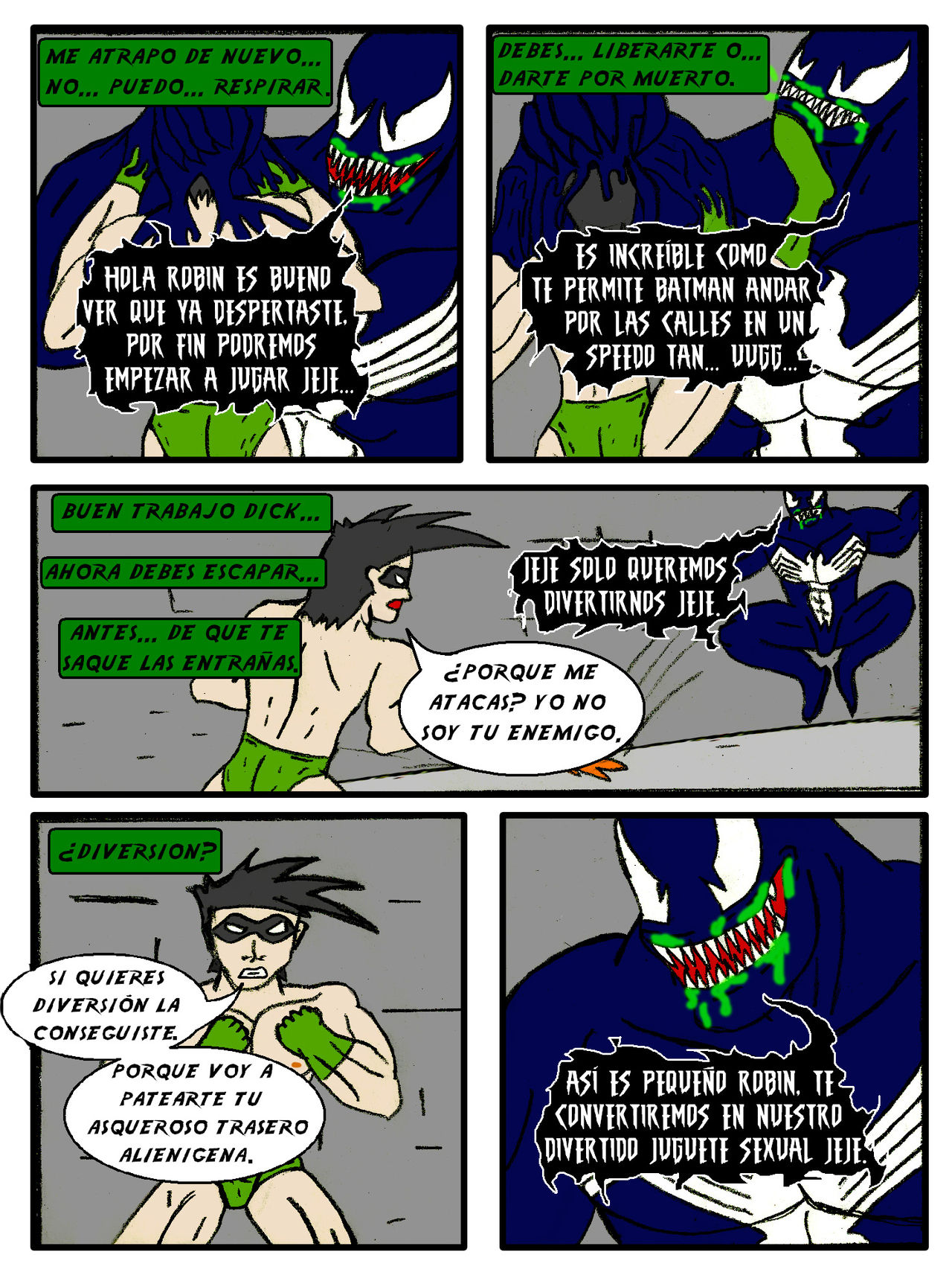 Venom Vs Robin Re Español page 7 full
