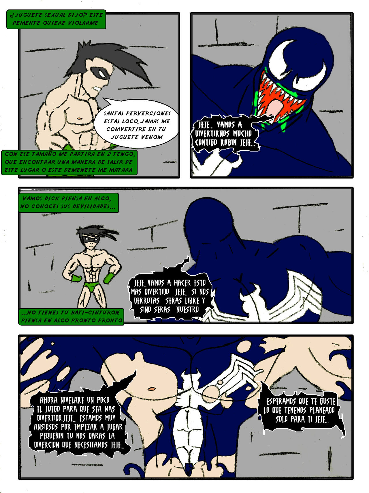 Venom Vs Robin Re Español page 8 full