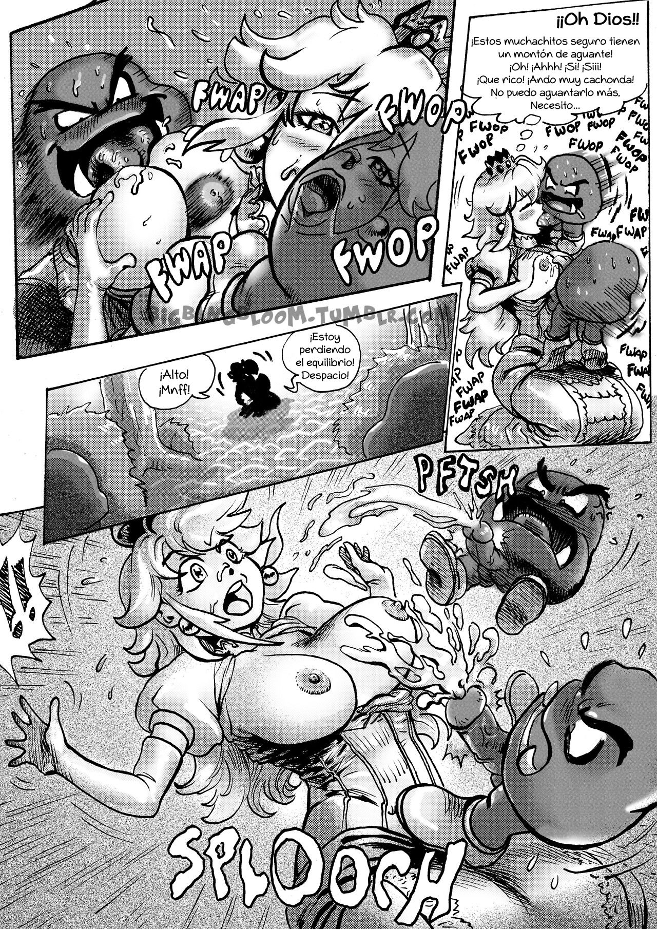 Princess Peach- Wild Adventure  -  By - Kacho - page 6 full