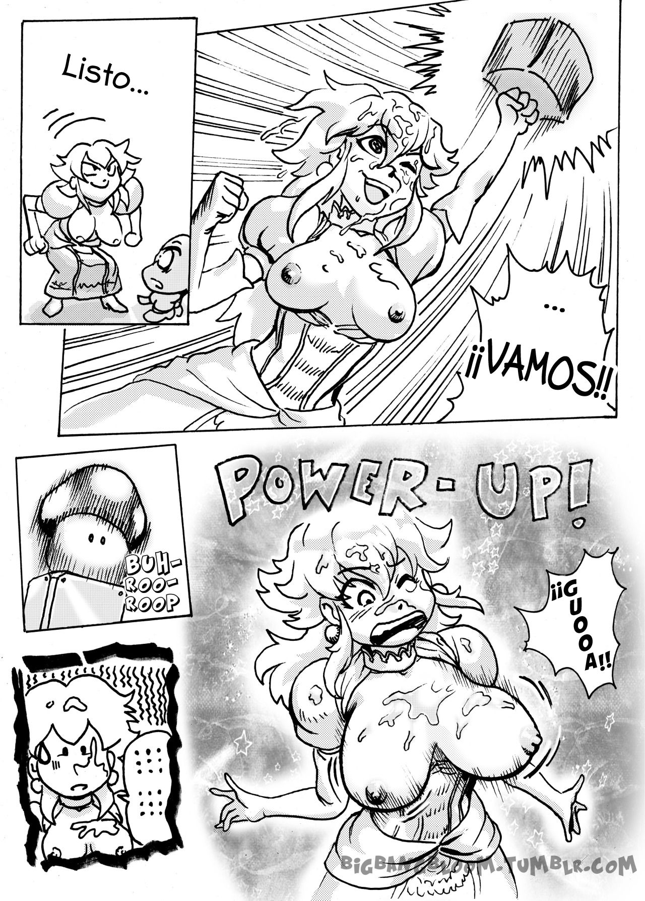 Princess Peach- Wild Adventure  -  By - Kacho - page 9 full