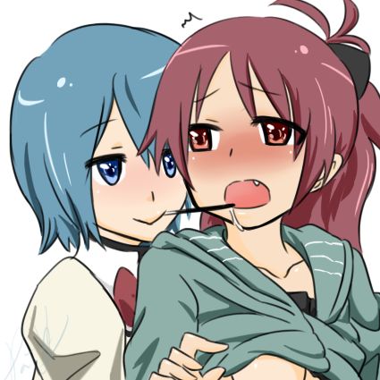 Kyouko & Sayaka gallary page 4 full