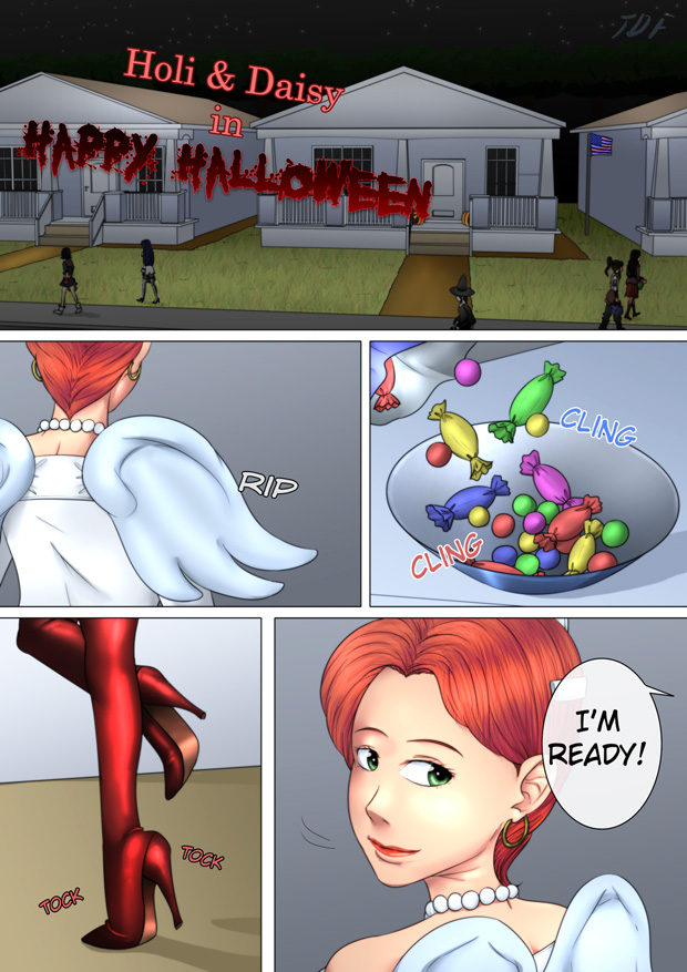 Holi & Daisy - Happy Halloween page 1 full
