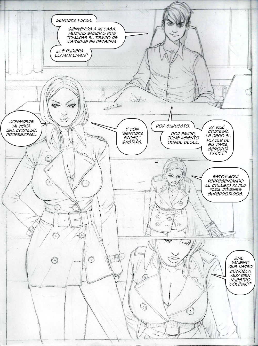 Agenda de Sumisión - Emma Frost page 1 full