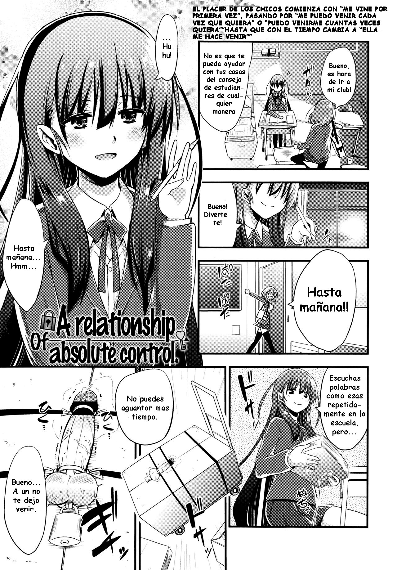 Kanzen Kanri no Kankei | A relationship of absolute control page 1 full