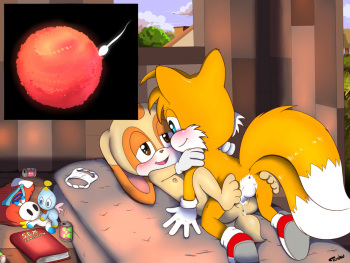 Sonic Pregnant Porn - Cream and Tails Conception and Birth - IMHentai