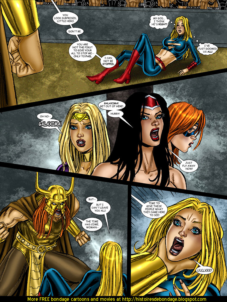 9 Superheroines vs Warlord  Ch.3 page 9 full