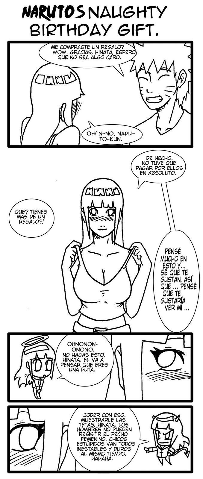 El Atrevido Regalo De Cumpleaños de Naruto page 1 full