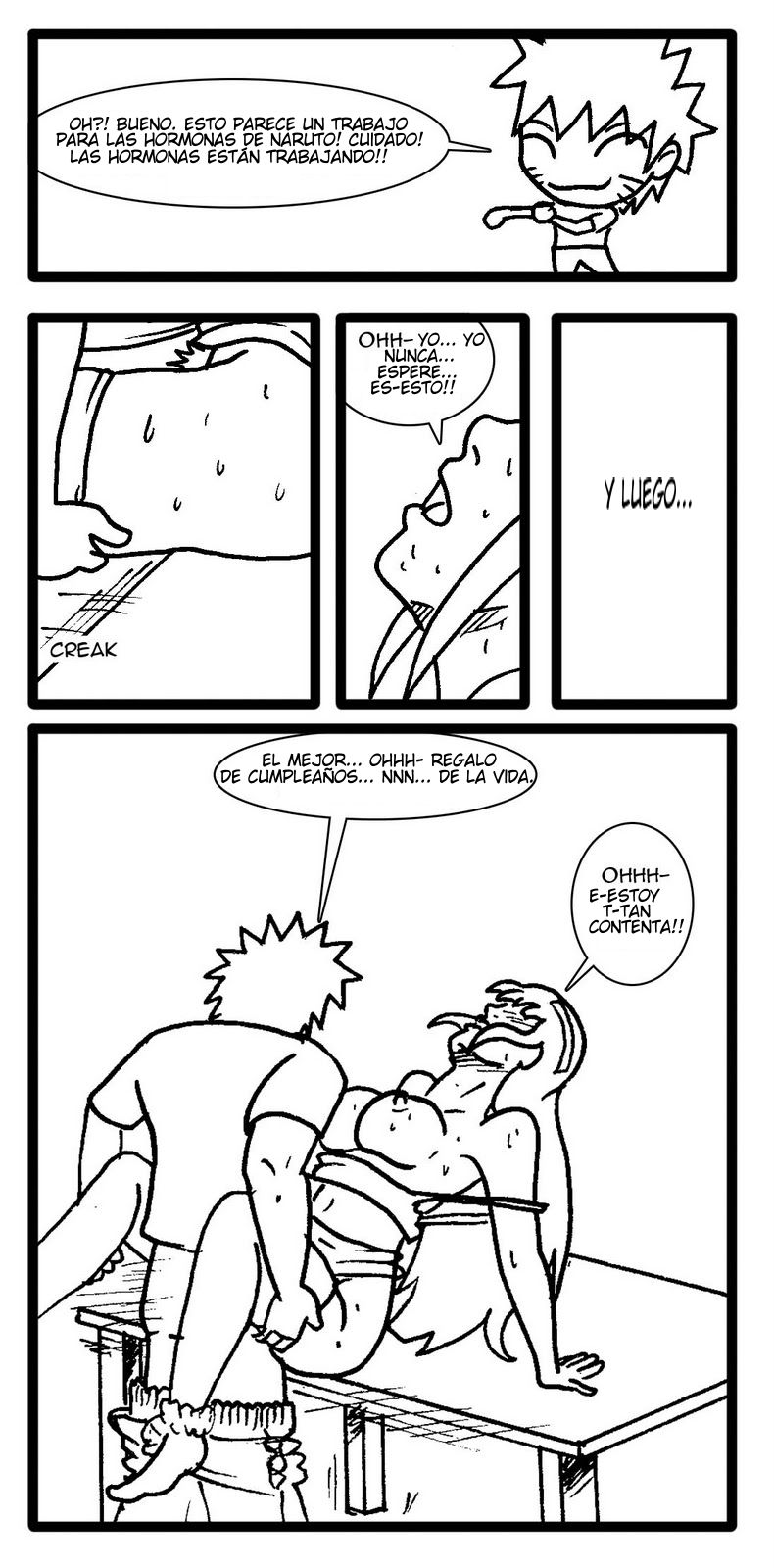 El Atrevido Regalo De Cumpleaños de Naruto page 3 full