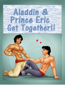 Aladdin and Prince Eric Get Together