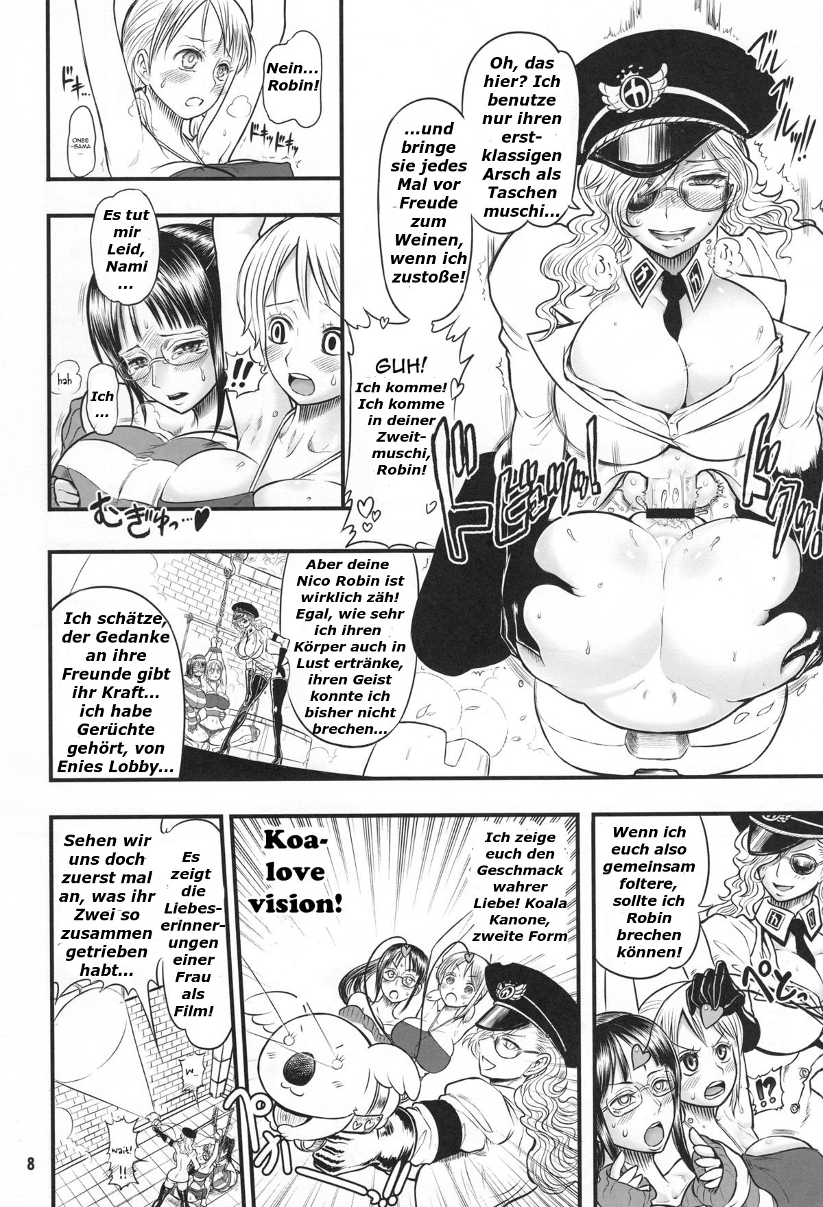 Midarezaki Joshuu Kaizoku 2 -Robin to Nami no Love Love Mitsu Shibori hen- page 7 full