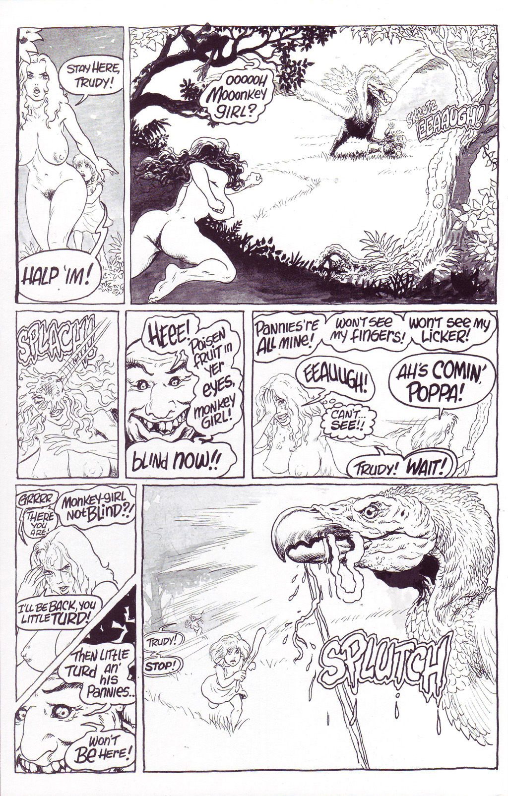 Cavewoman - Jungle Tales 3 / Blonde Medusa page 8 full