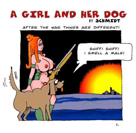 A Girl and Her Dog page 1 full