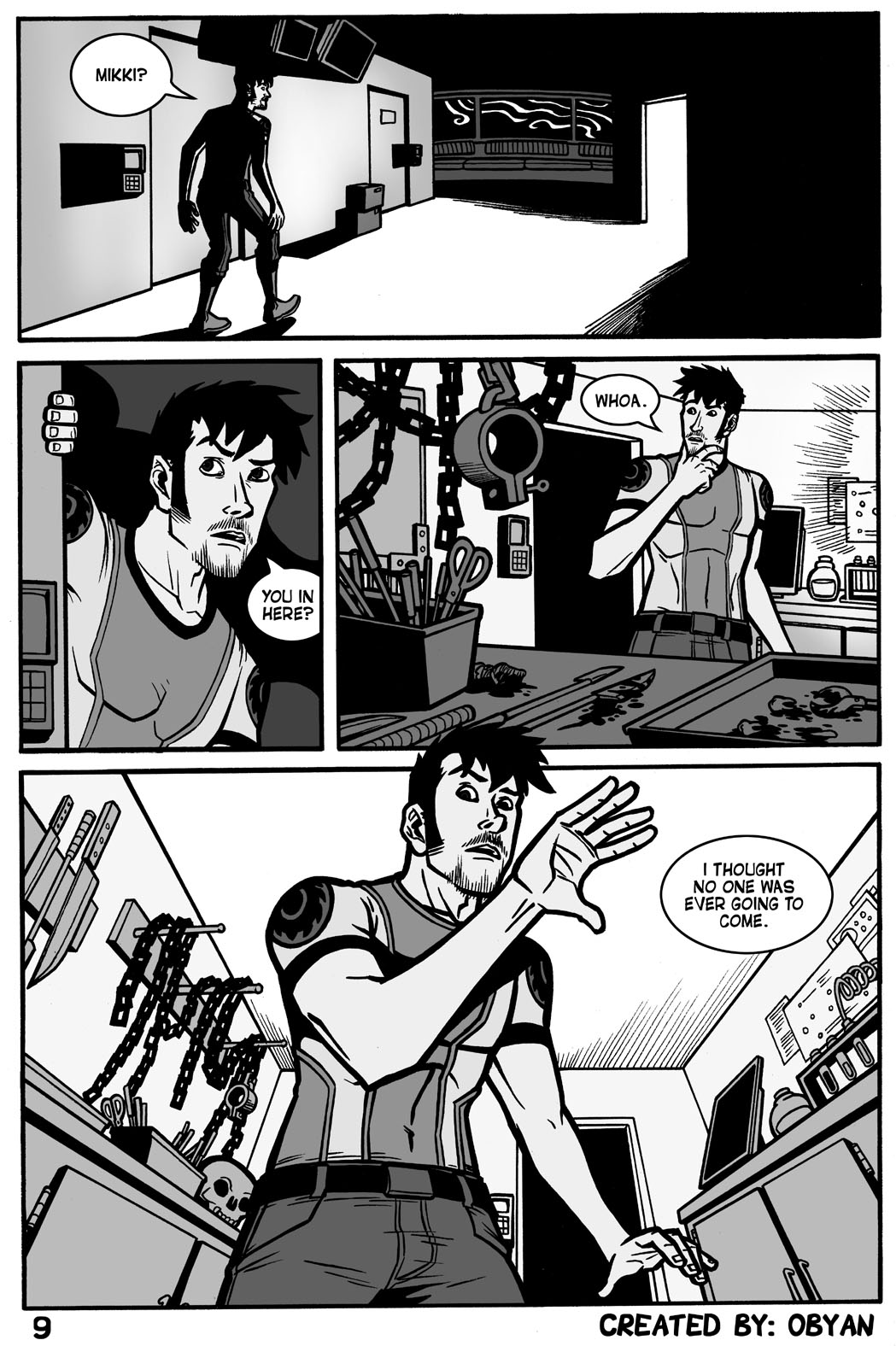 Black Comet Pirates: Up in Smoke page 9 full