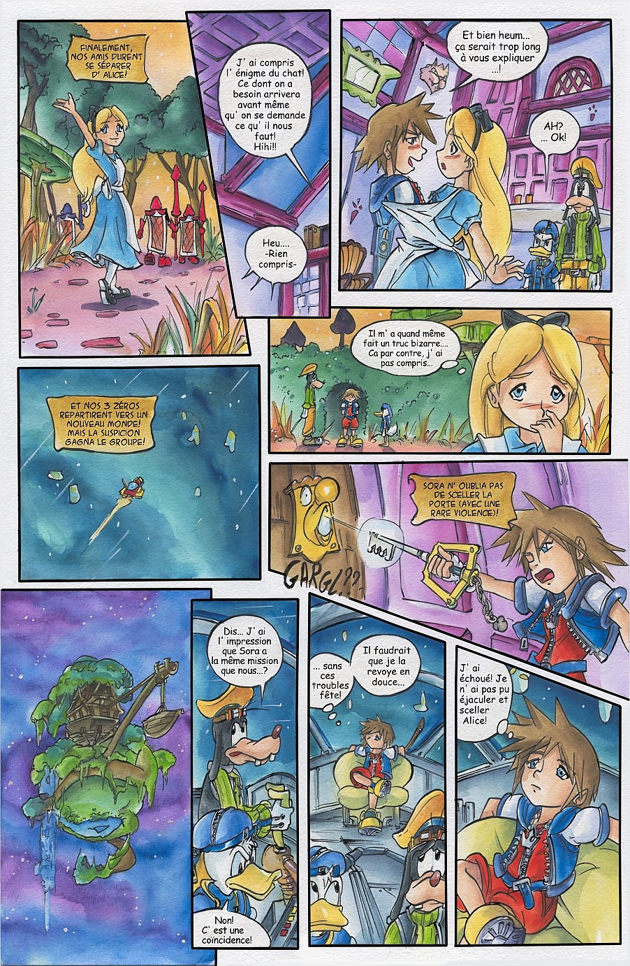 Assorted comic pages page 9 full