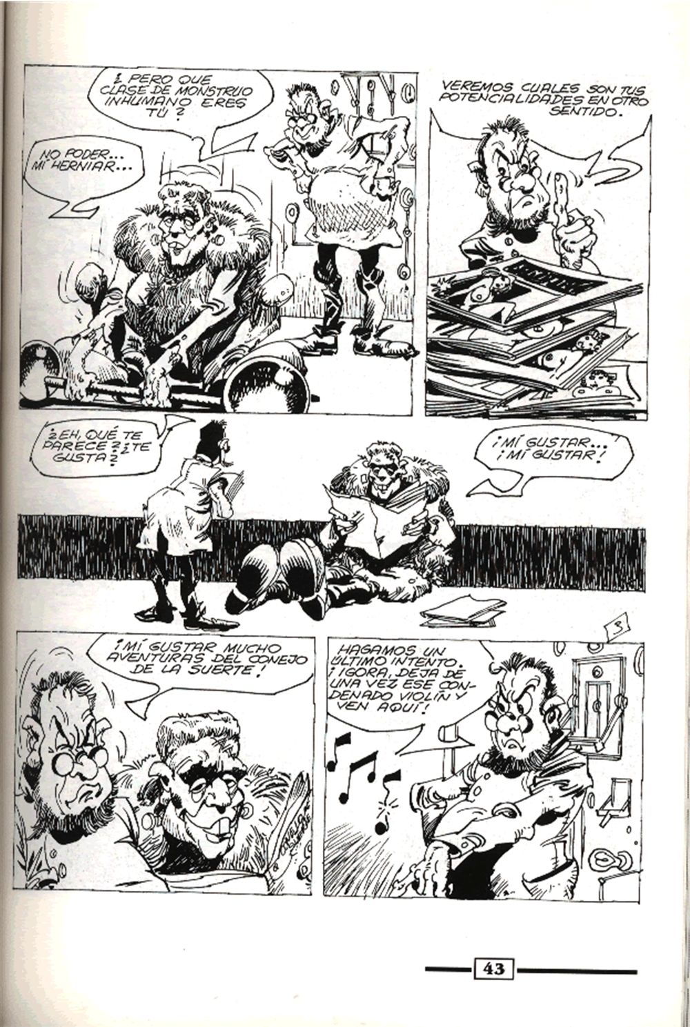 Las noches de Frankestein y ¿Quién le teme al hombre lobo? page 5 full