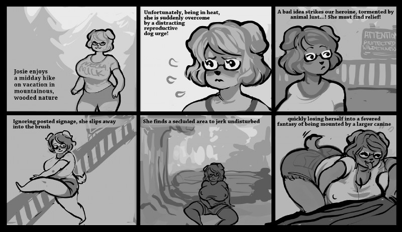 Josie in the woods page 1 full