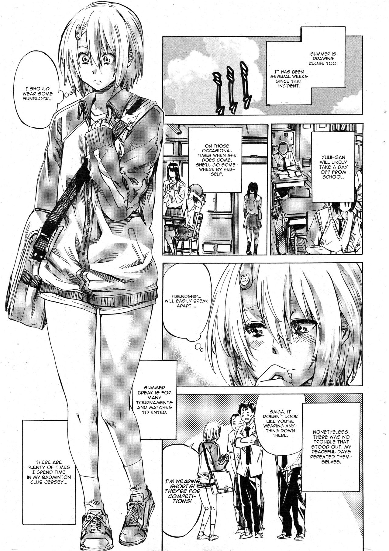 Yuri Zuki Kanojo wa Yuri Kanojo ga Dekinai Ch. 4 page 1 full