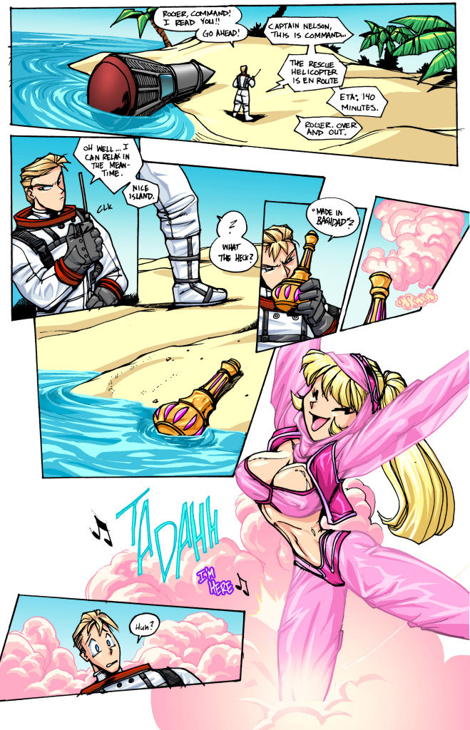 I Wet dream of Jenny - Color and Line art page 1 full