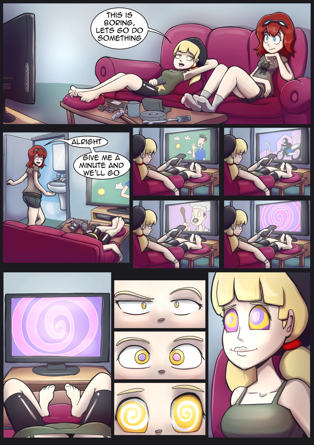 Sue and Ivy: Signal Trouble page 1 full