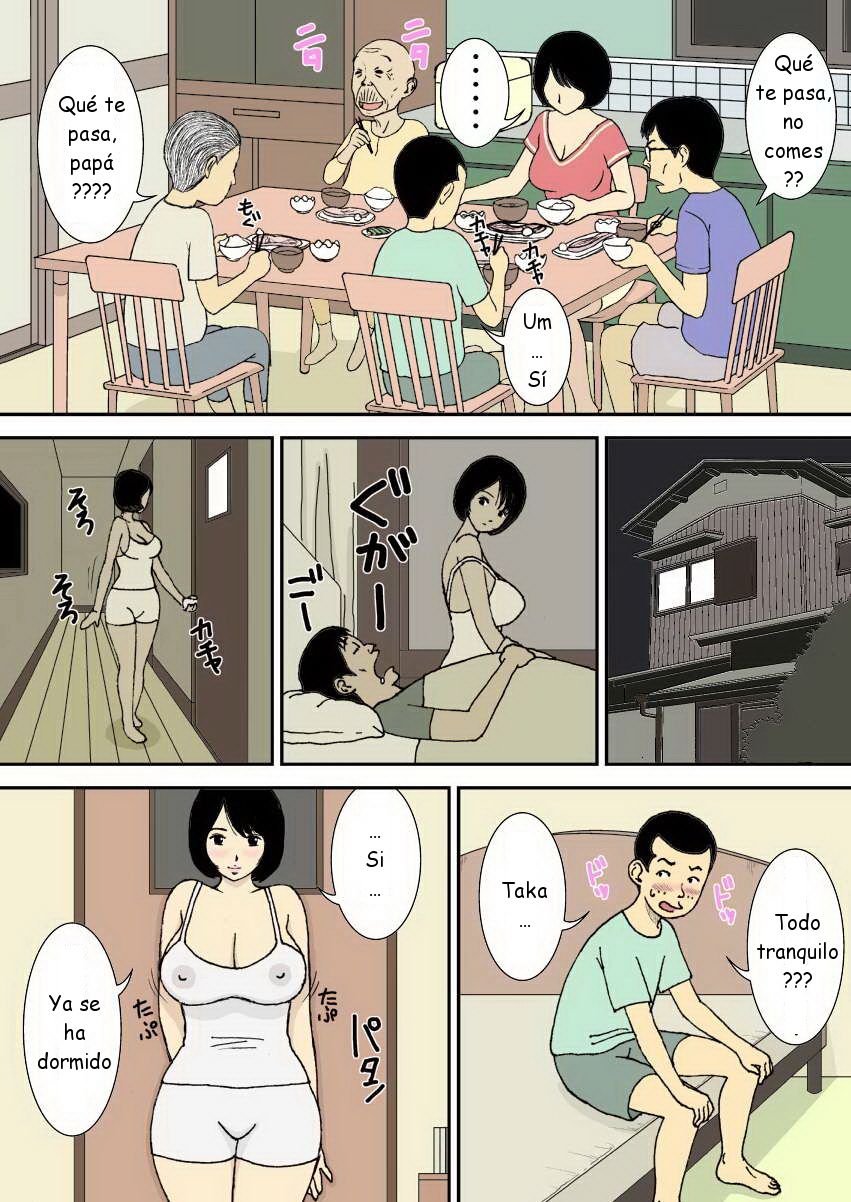 Oji-chan to Gifu to Giri no Musuko to, Kyonyuu Yome. page 10 full