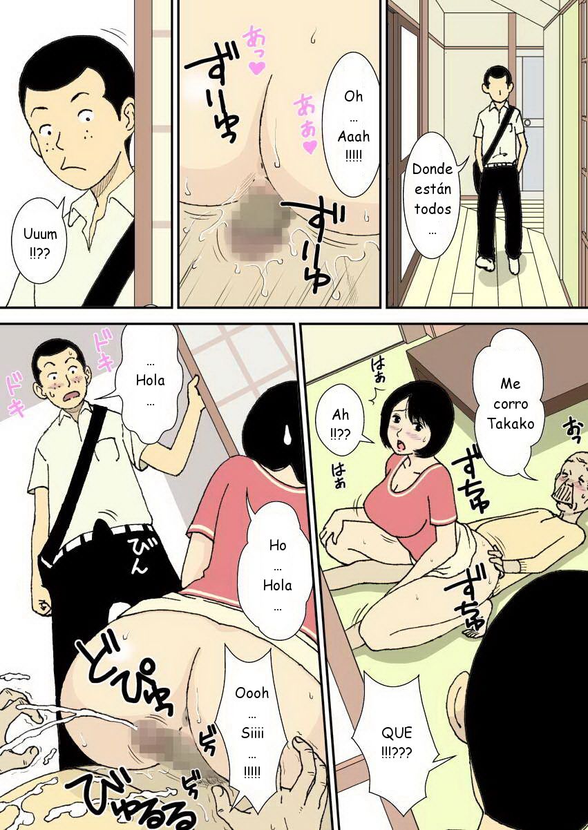 Oji-chan to Gifu to Giri no Musuko to, Kyonyuu Yome. page 9 full