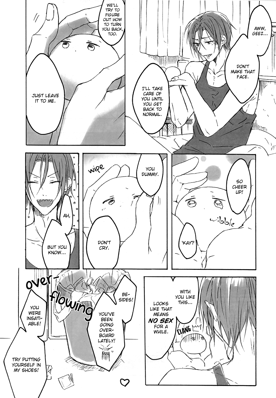 Can Haruka Have Sex with Rin After Suddenly Turning Into an Odd Little Lifeform? page 8 full