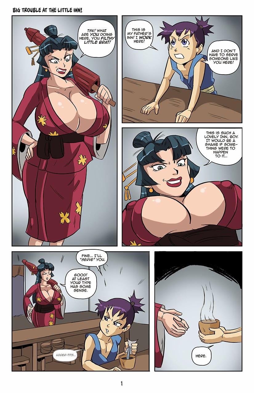 Big Trouble at the Little Inn page 1 full