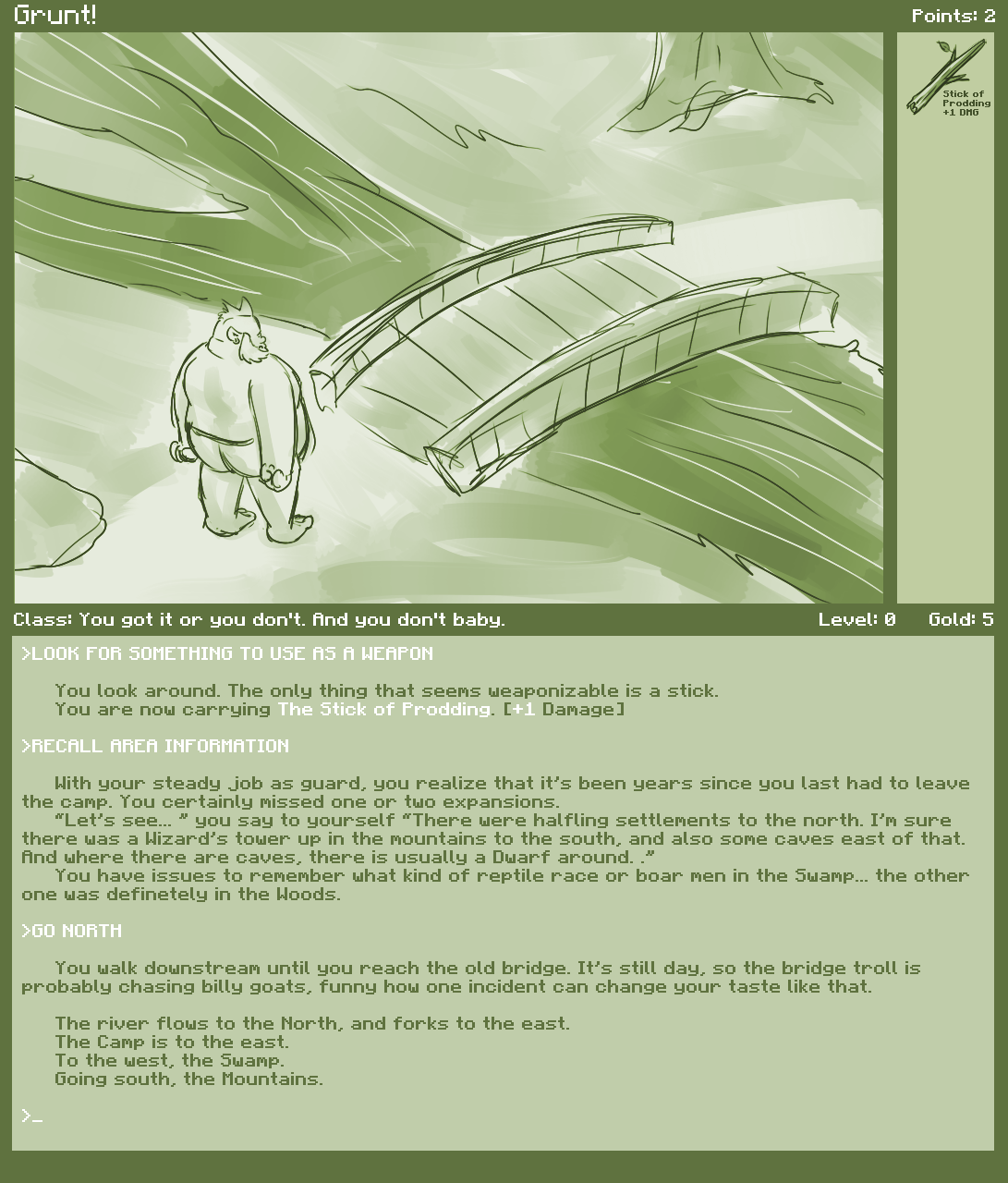 Caesarcub - Interactive Fiction - Grunt! page 3 full