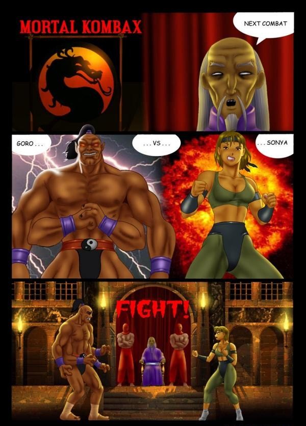 Goro VS Sonya page 1 full
