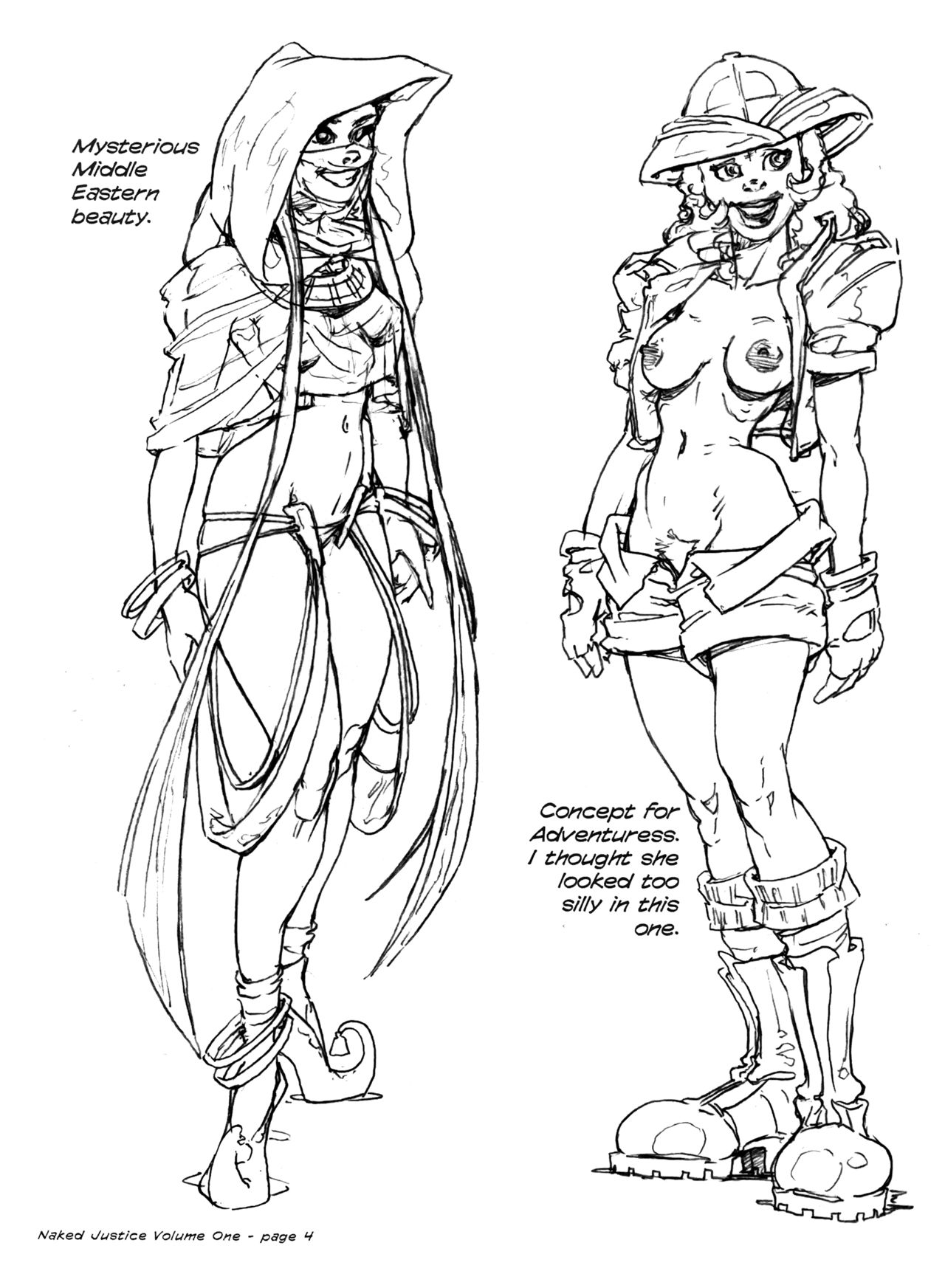 Naked Justice, The Forbidden Art of Wolf - Vol 1 page 6 full