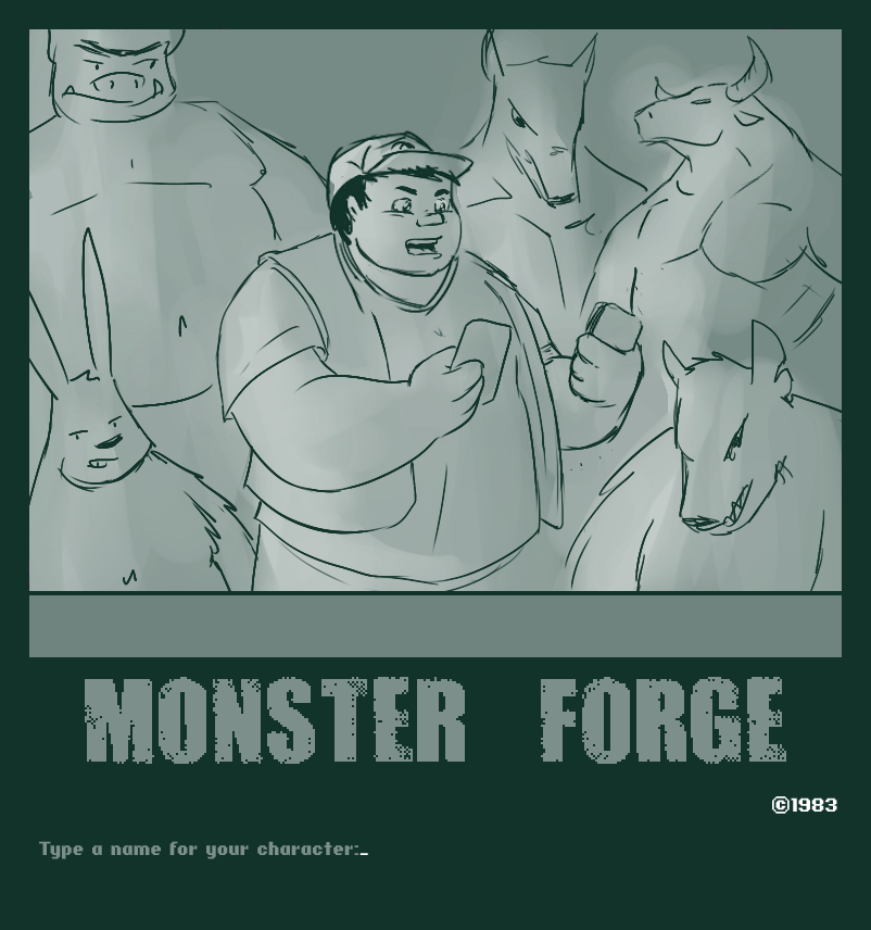Caesarcub - Interactive Fiction - Monster Forge page 1 full