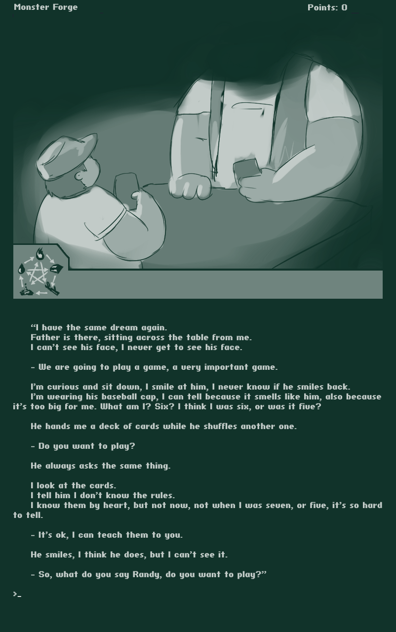 Caesarcub - Interactive Fiction - Monster Forge page 2 full
