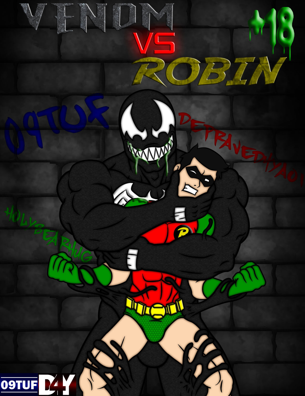 Venom Vs Robin Re-Make Preview page 1 full