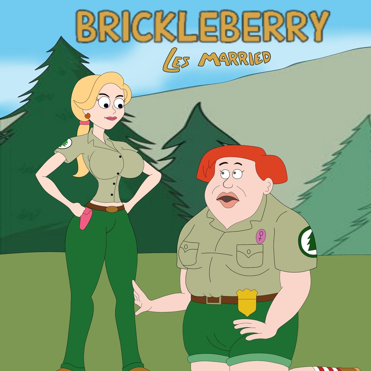 Brickleberry. Lesbian yuri. page 1 full