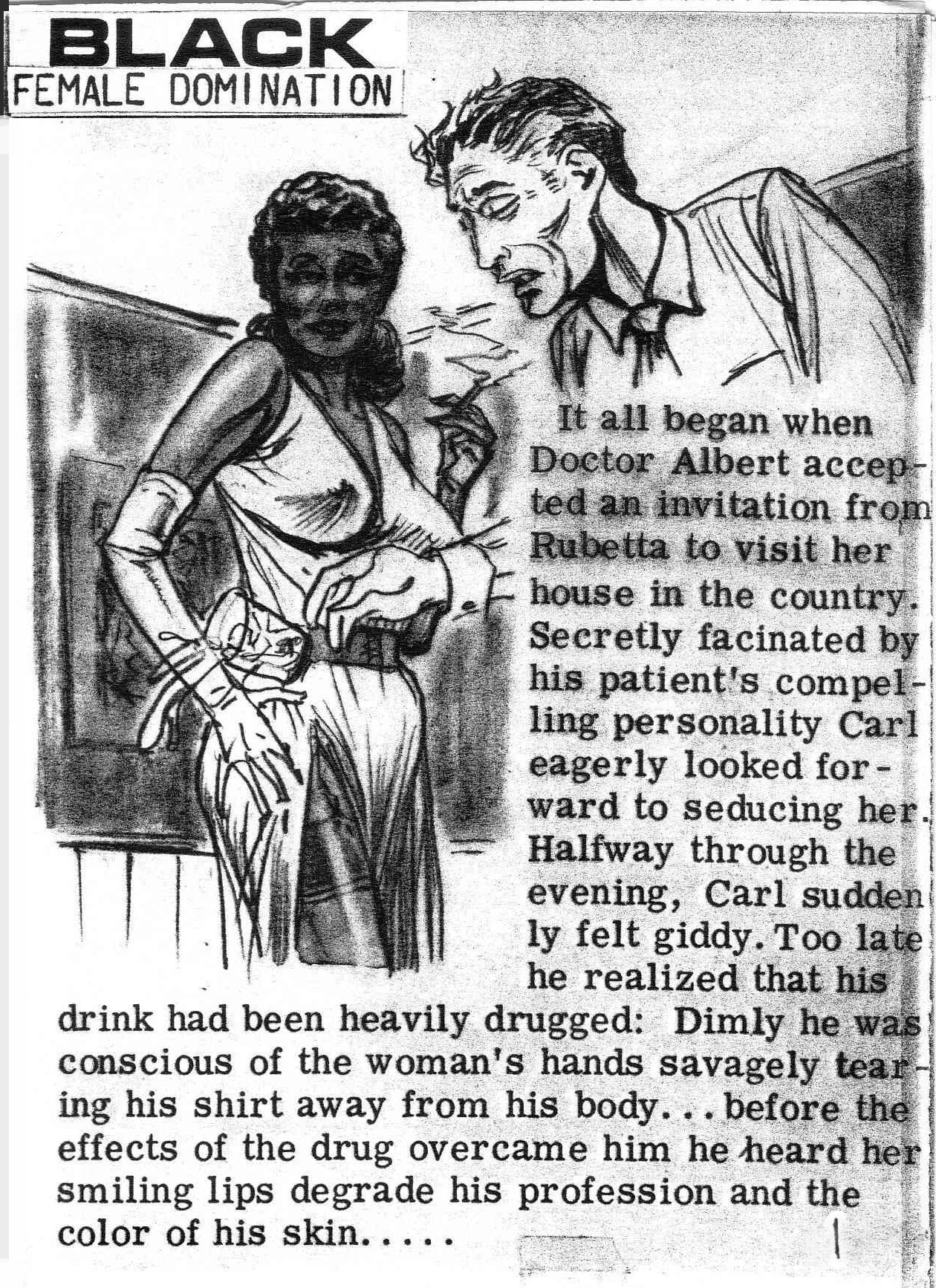 BLACK DOMINATRIX page 1 full