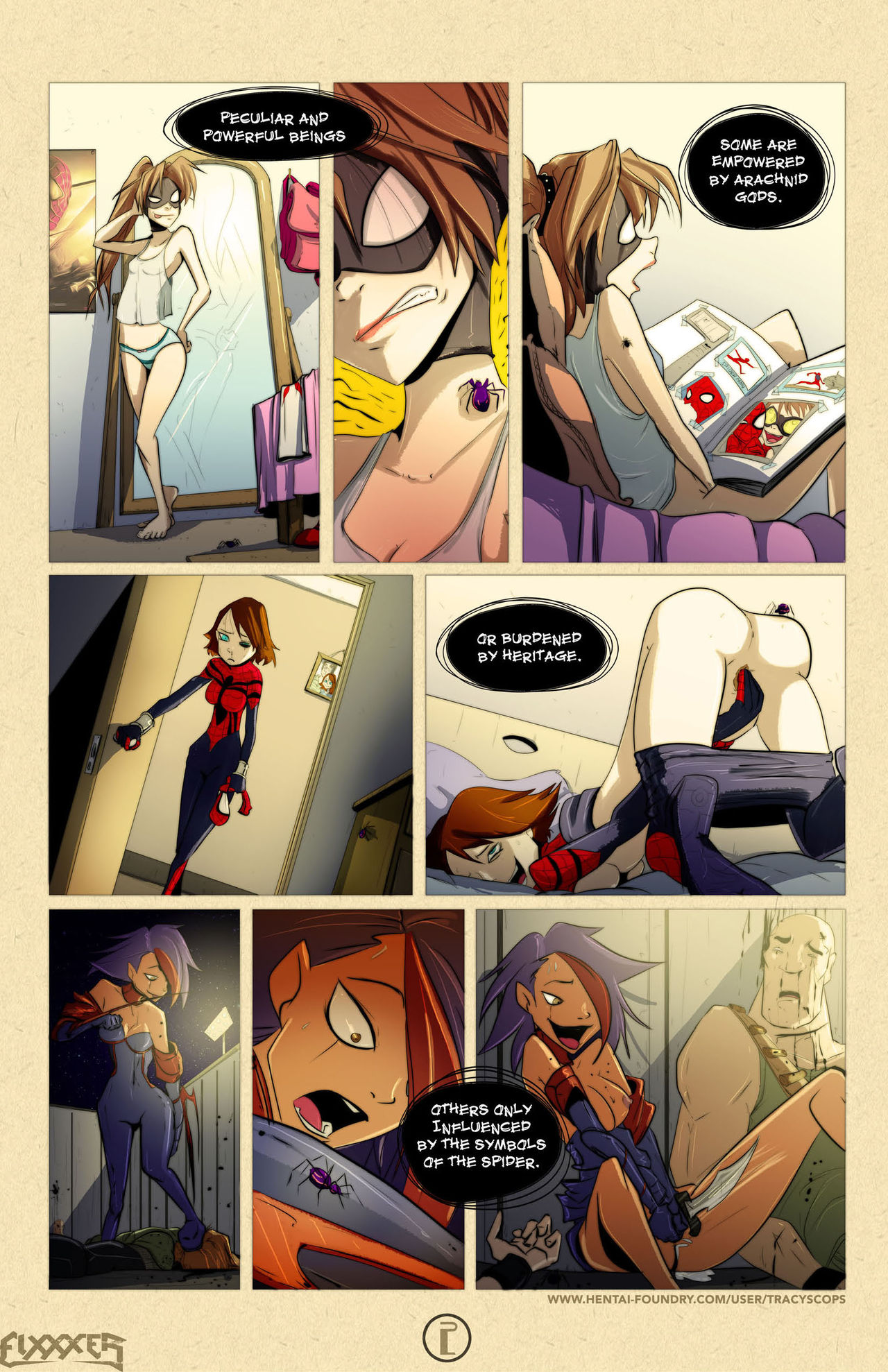 The Violation of the Spider Women page 4 full