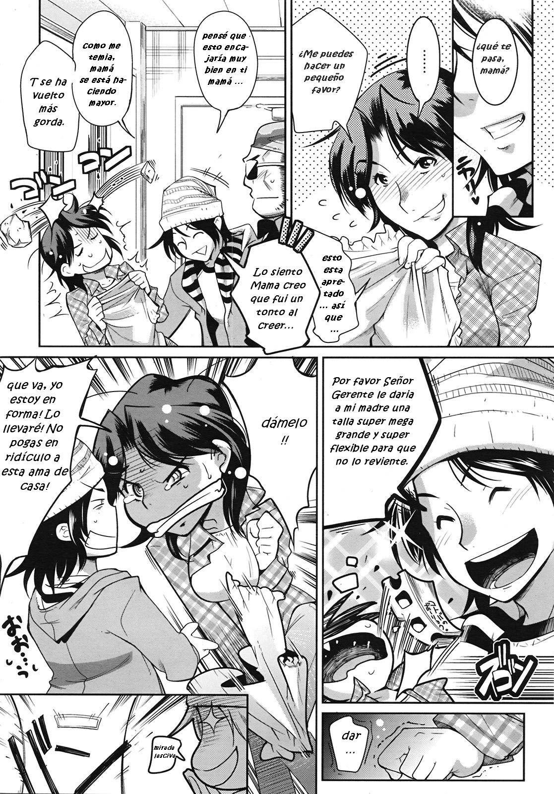 Muchi Muchi to wa Tsumi | Tight Clothes Mama Part 2 page 6 full