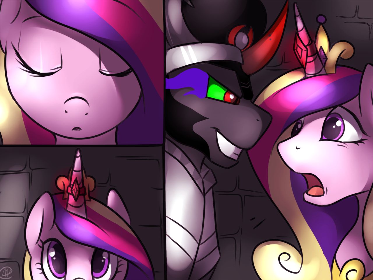 Cadance x Sombra page 1 full