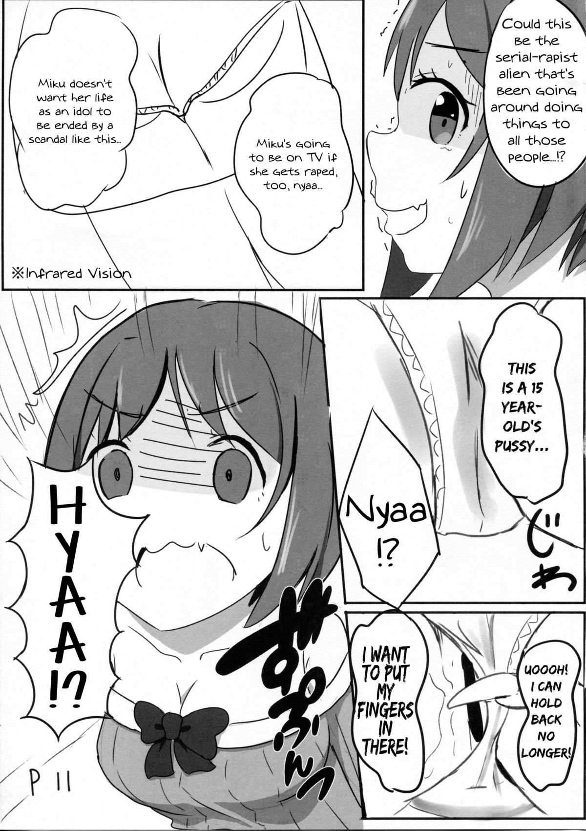 Maekawa Miku vs Predator page 10 full