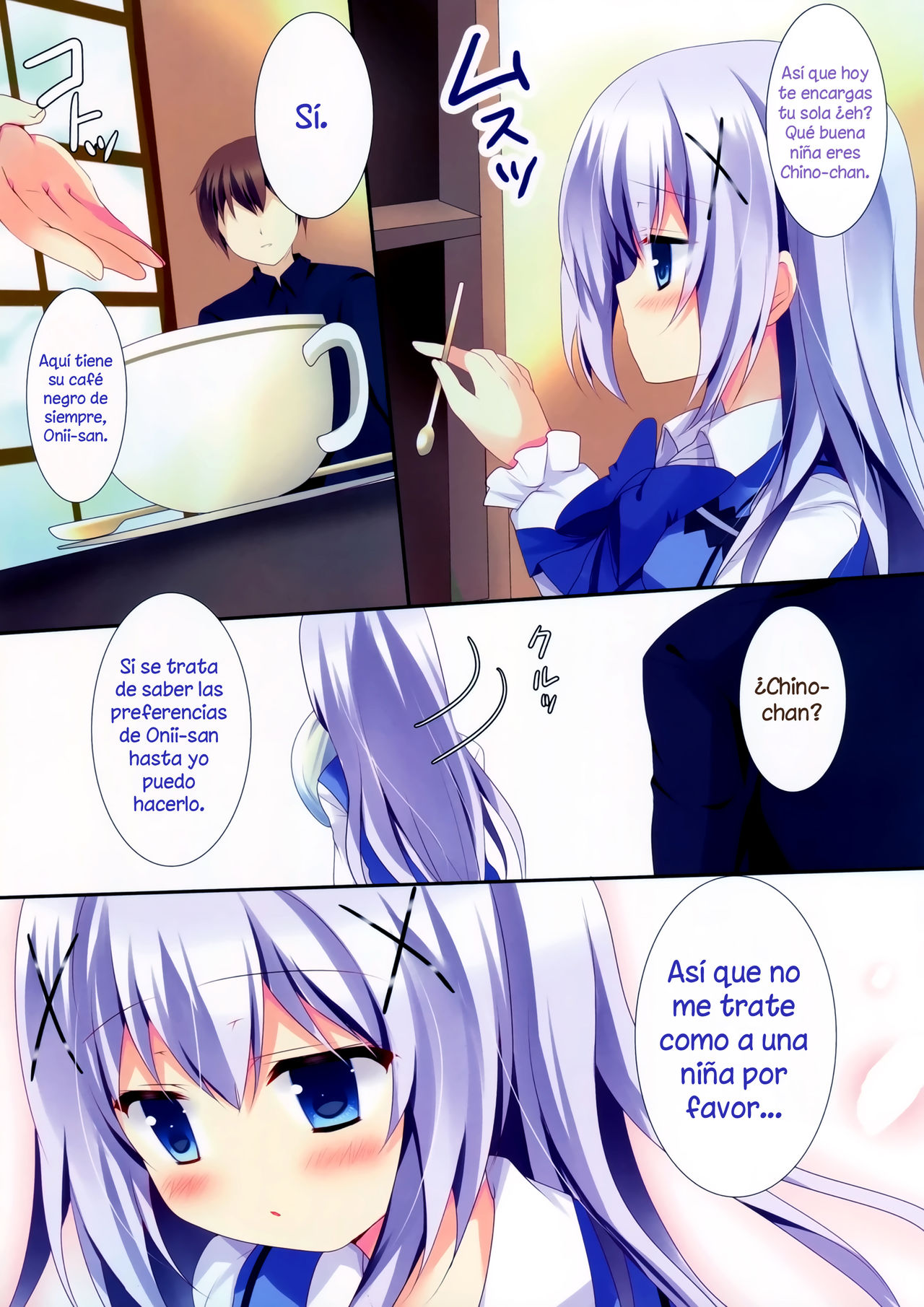 Chino-chan ni Oniisan te Iwaretai! page 4 full
