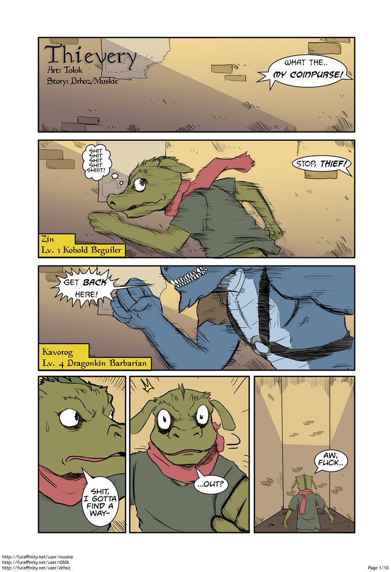 Thievery page 1 full