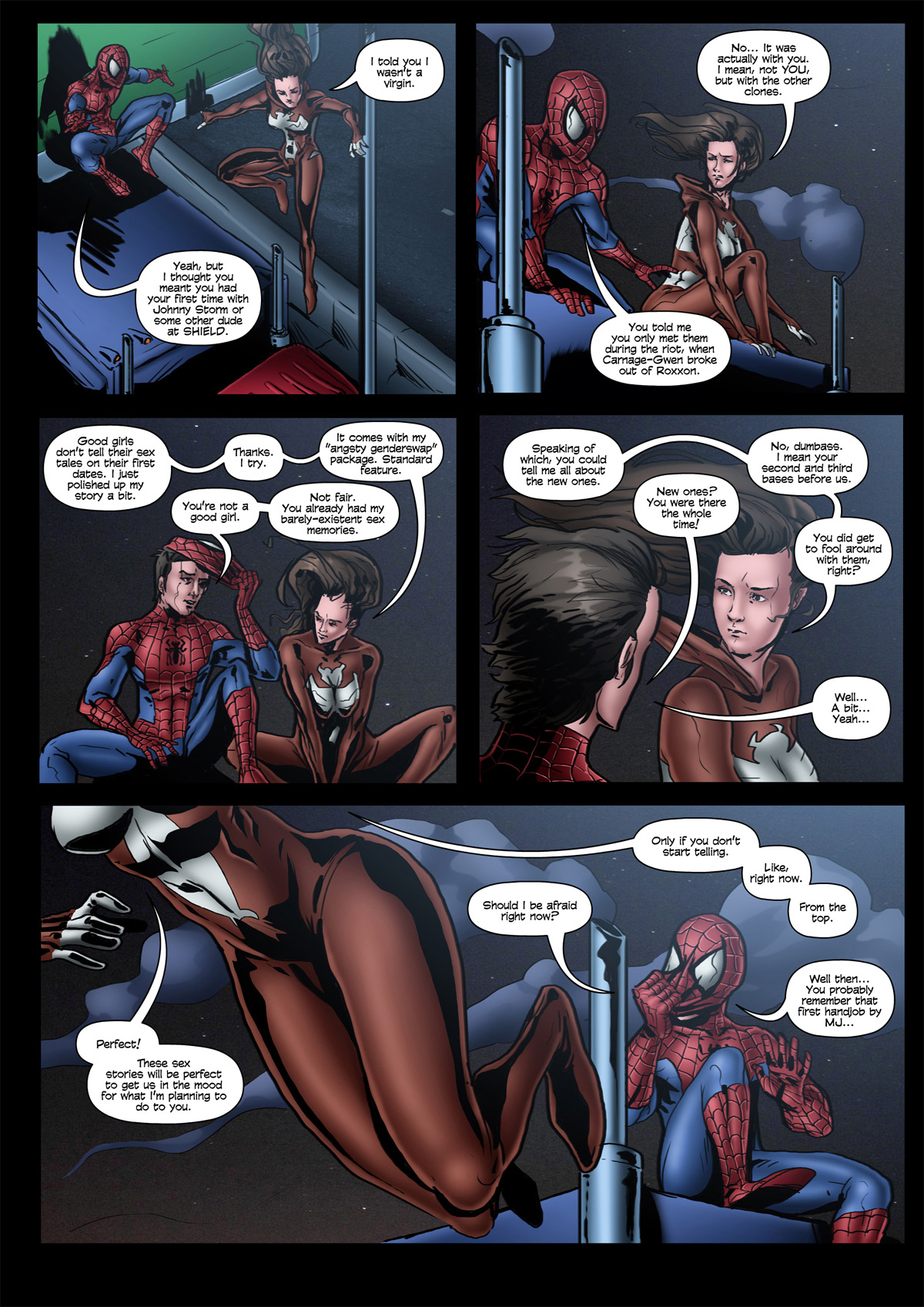 Ultimate Spider-Man XXX 7 - Spidercest - the stuff wet dreams are made of page 5 full