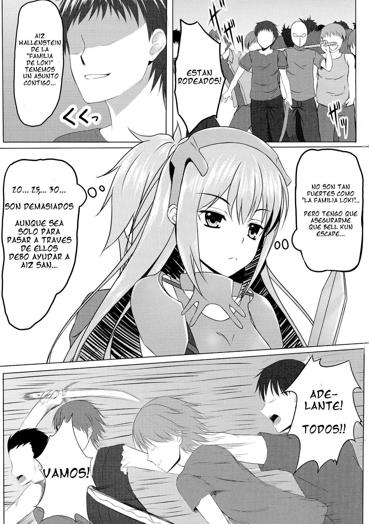Dungeon de Aiz Wallenstein o Osou no wa Machigatteiru Darou ka | Esta mal atacar a Aiz Wallenstein en un calabozo? page 5 full