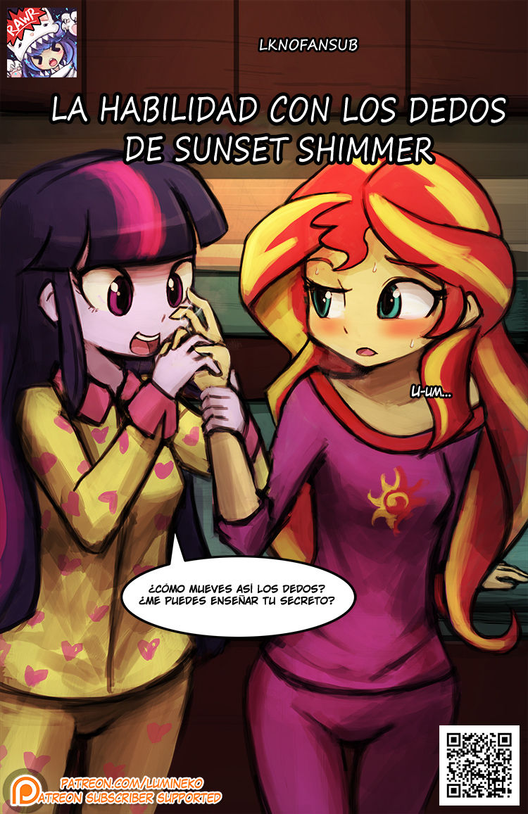 Sunset Shimmer's Finger Technique page 1 full