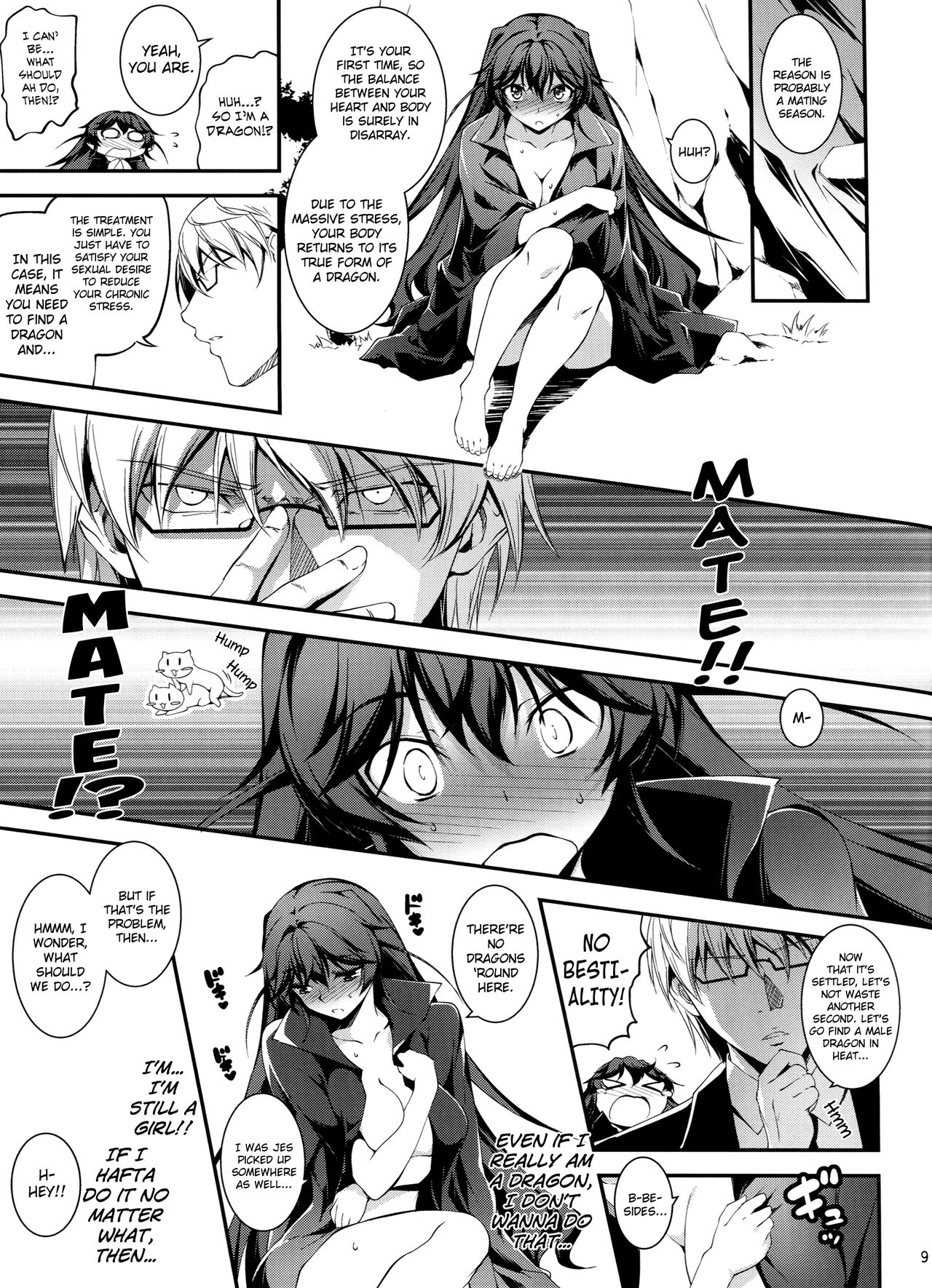 Kuro no Ryman to Ryuu Musume Indra | The Salaryman in Black and Indra, the Dragon Girl page 10 full