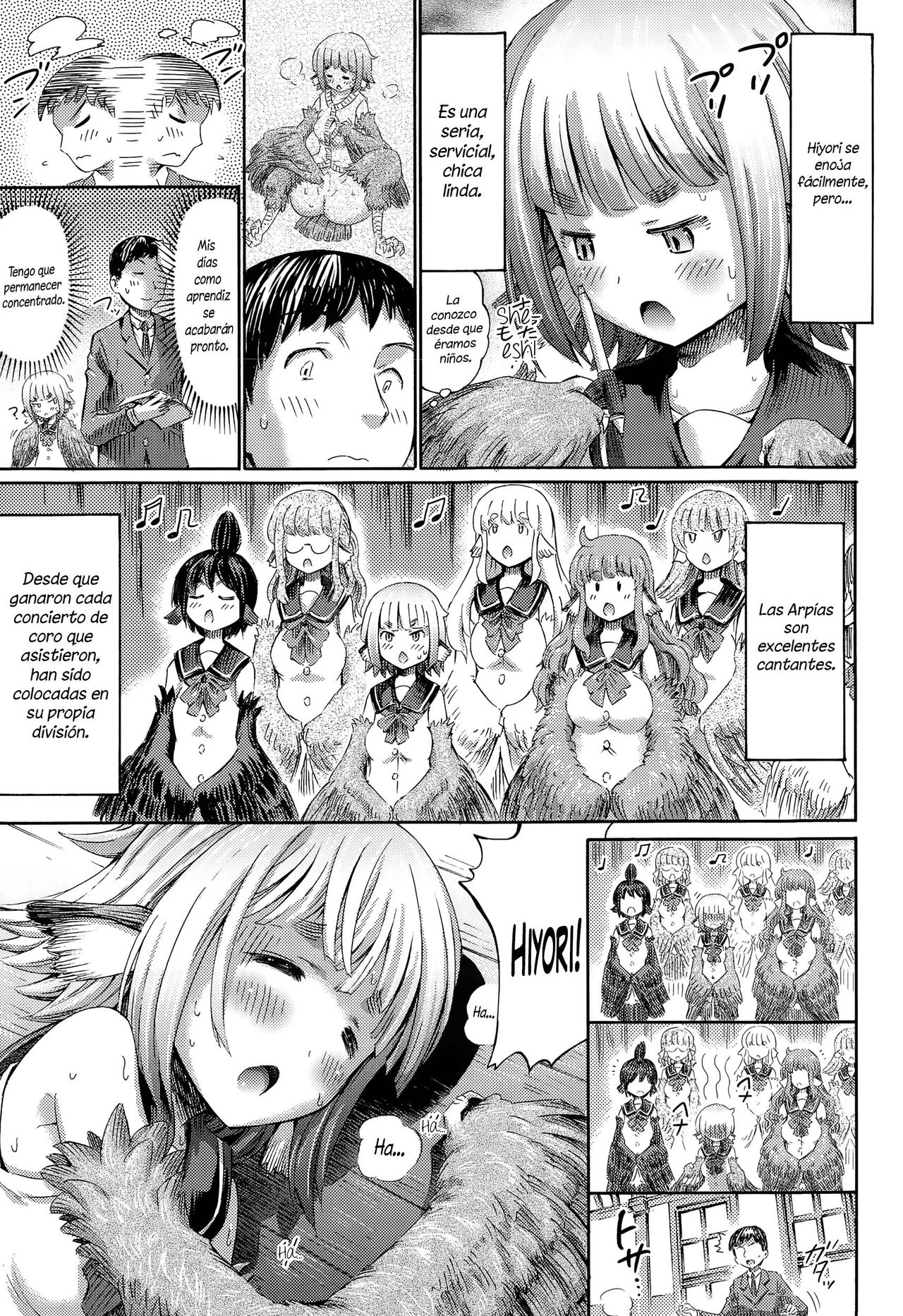 Harpy no Manabiya ~Kashimashi Class~ | Escuela de Arpías ~Clase Ruidosa~ page 5 full